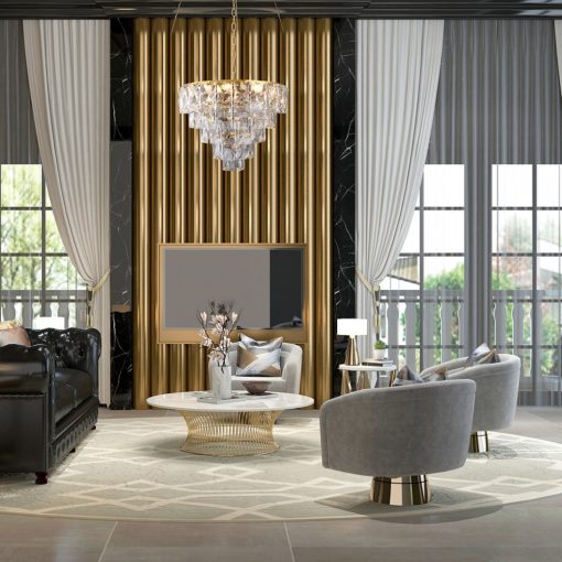 Chandelier CHELSEA GOLD 6xE14