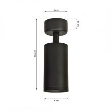 Mica Spot BLACK 1xGU10