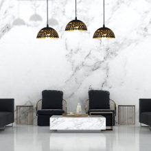 Pendant lamp LISA BLACK 3xE27