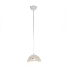 Pendant lamp LISA WHITE 1xE27 18cm