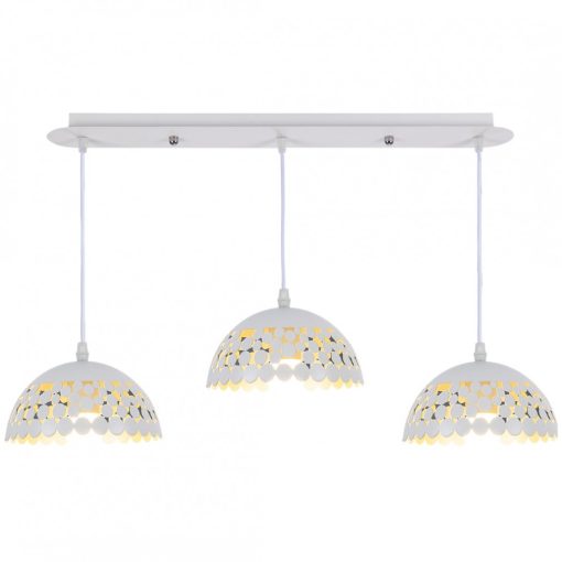 Pendant lamp LISA WHITE 3xE27
