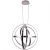 Pendant lamp COPERNICUS CHROME 260W LED