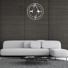 Pendant lamp COPERNICUS CHROME 260W LED