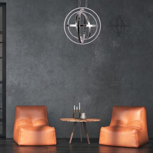 Pendant lamp COPERNICUS CHROME 260W LED