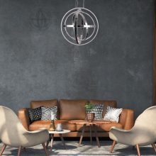Pendant lamp COPERNICUS CHROME 260W LED