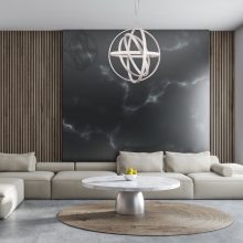 Pendant lamp COPERNICUS WHITE 260W LED