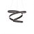 Pendant lamp ANDROMEDA BLACK 100W LED