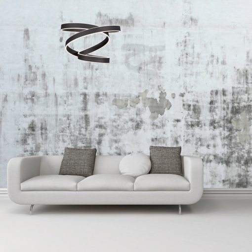 Pendant lamp ANDROMEDA BLACK 100W LED