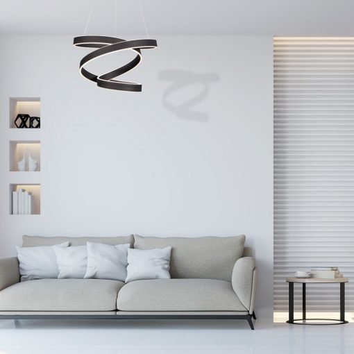 Pendant lamp ANDROMEDA BLACK 100W LED