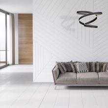 Pendant lamp ANDROMEDA BLACK 100W LED