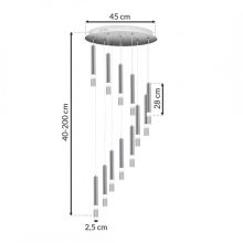 Pendant lamp ICE 12W LED