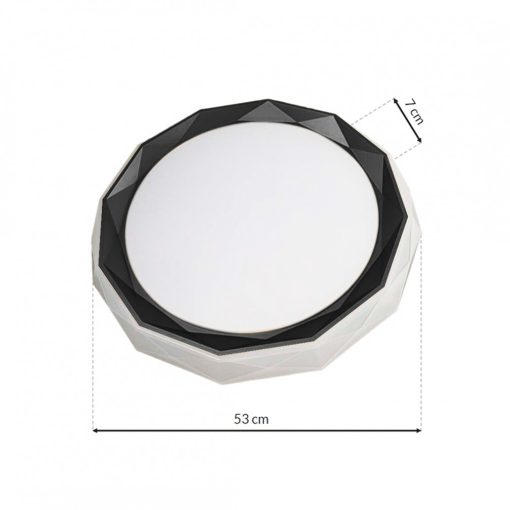 Ceiling  OSCAR BLACK 45W LED Ø530 mm