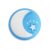 Ceiling  NOTE BLUE 40W LED Ø480 mm