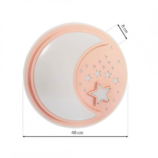 Ceiling  NOTE PINK 40W LED Ø480 mm