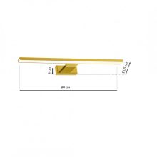 Wall lamp SHINE GOLD 80cm 15W LED