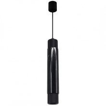 Pendant lamp MARBLE BLACK 1xGU10