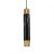 Pendant lamp MARBLE BLACK/GOLD 1xGU10