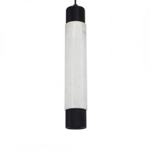 Pendant lamp MARBLE WHITE/BLACK 1xGU10