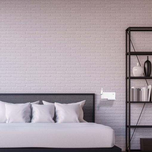 Lampa nocna z półką SHELF WHITE LED 4W+5W+2W