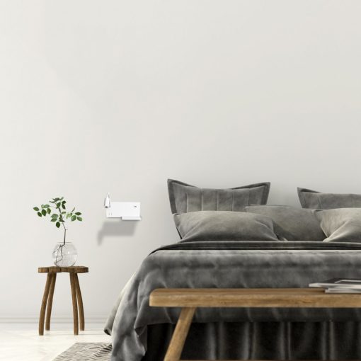 Lampa nocna z półką SHELF WHITE LED 4W+5W+2W