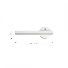 Wall lamp SYDNEY 6W LED WHITE lewy