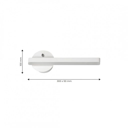 Wall lamp SYDNEY 6W LED WHITE prawy