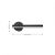 Wall lamp SYDNEY 6W LED BLACK prawy
