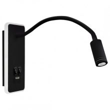 Bedside lamp BASE 8W+2W BLACK