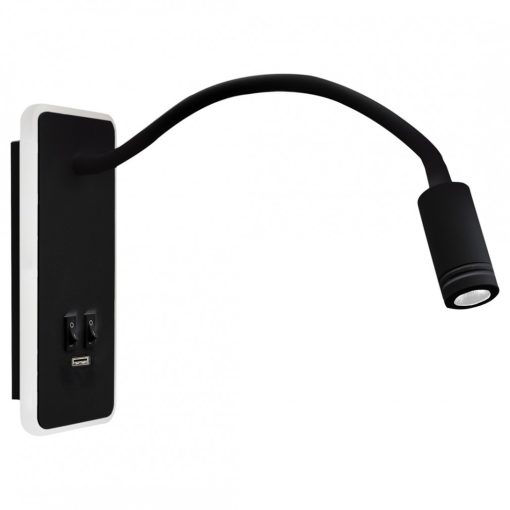 Bedside lamp BASE 8W+2W BLACK
