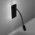 Bedside lamp BASE 8W+2W BLACK