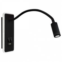 Bedside lamp BASE 8W+2W BLACK