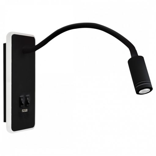 Bedside lamp BASE 8W+2W BLACK