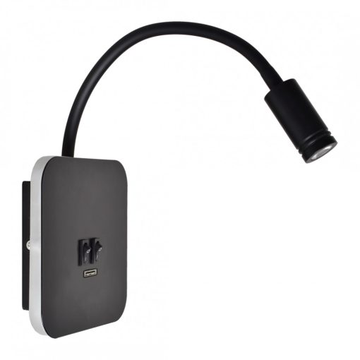Bedside lamp BASE 8W+2W BLACK