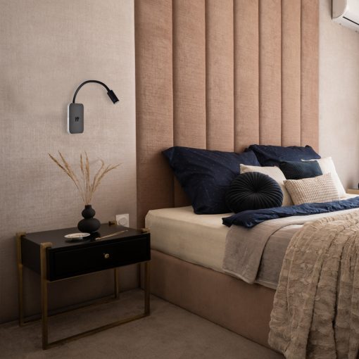 Bedside lamp BASE 8W+2W BLACK