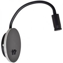 Bedside lamp BASE 8W+2W BLACK