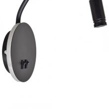 Bedside lamp BASE 8W+2W BLACK
