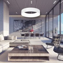 Pendant lamp OHIO WHITE 24W LED