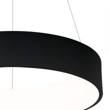 Pendant lamp OHIO BLACK 24W LED