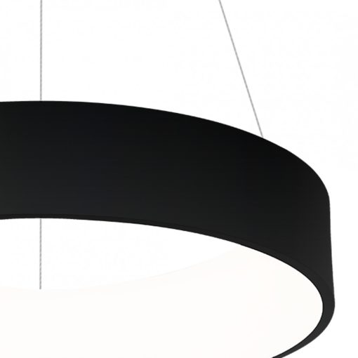 Pendant lamp OHIO BLACK 24W LED