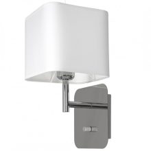 Wall lamp NAPOLI WHITE/CHROME 1xE27