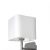 Wall lamp NAPOLI WHITE/CHROME 1xE27