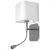 Wall lamp NAPOLI WHITE/CHROME 1xE27 + 1W LED