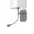 Wall lamp NAPOLI WHITE/CHROME 1xE27 + 1W LED
