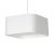 Pendant lamp NAPOLI WHITE/CHROME 1xE27