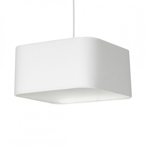 Pendant lamp NAPOLI WHITE/CHROME 1xE27