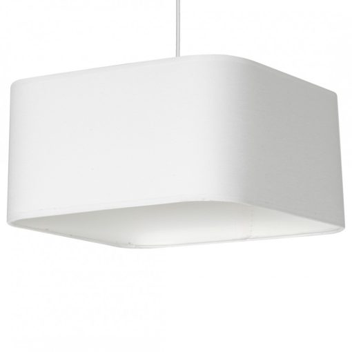 Pendant lamp NAPOLI WHITE/CHROME 1xE27
