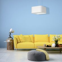 Pendant lamp NAPOLI WHITE/CHROME 1xE27