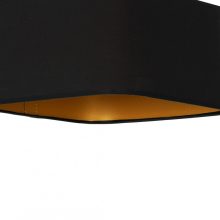 Ceiling lamp NAPOLI BLACK/GOLD 1xE27