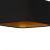 Ceiling lamp NAPOLI BLACK/GOLD 1xE27