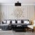 Ceiling lamp NAPOLI BLACK/GOLD 1xE27